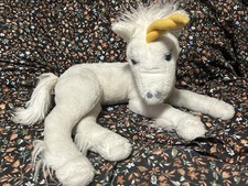 Vintage 1978 Dakin Utopia Unicorn 16  With Rare Garland