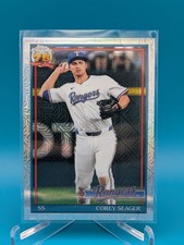 2026 Topps Series 1 Corey Seager Silver Pack Mojo Refractor #91C-58 Rangers