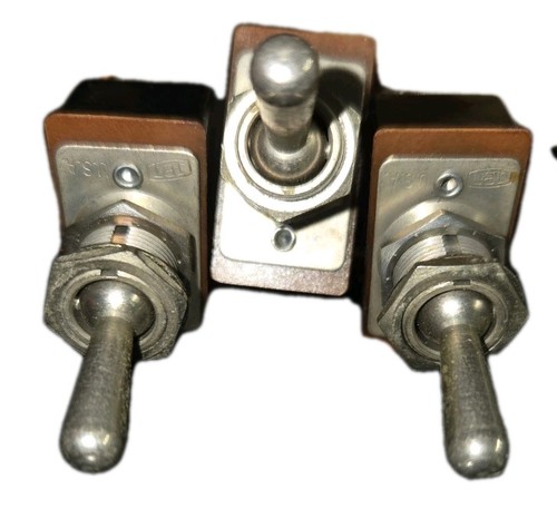 3x Vintage Toggle Switch single  Pole JBT ST12A
