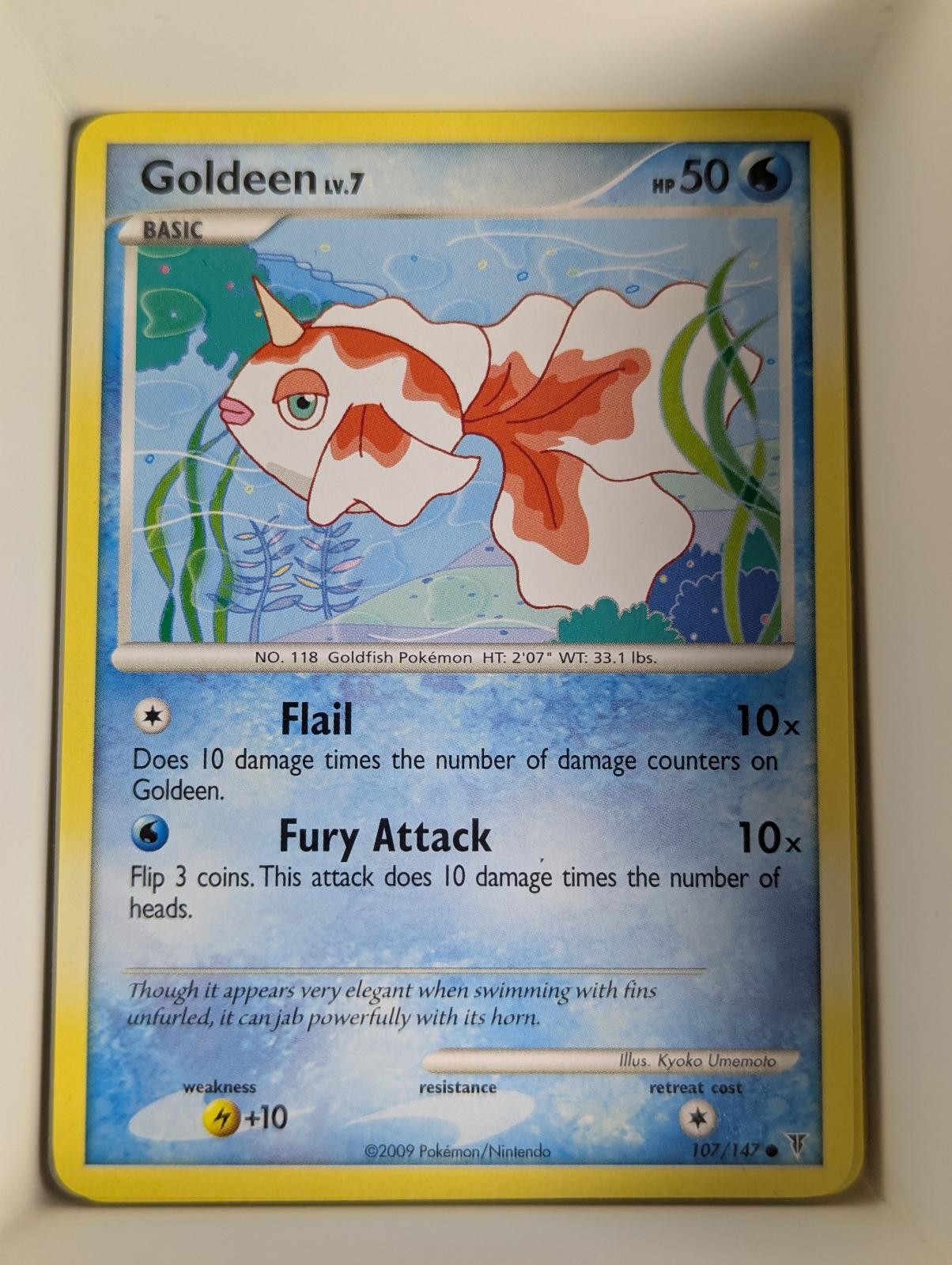 Goldeen 107/147 Common Supreme Victors Pokemon Near Mint