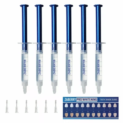Advanced Teeth Whitening Gel Professional Grade Strong Tooth Bleach Safe ZABERRY