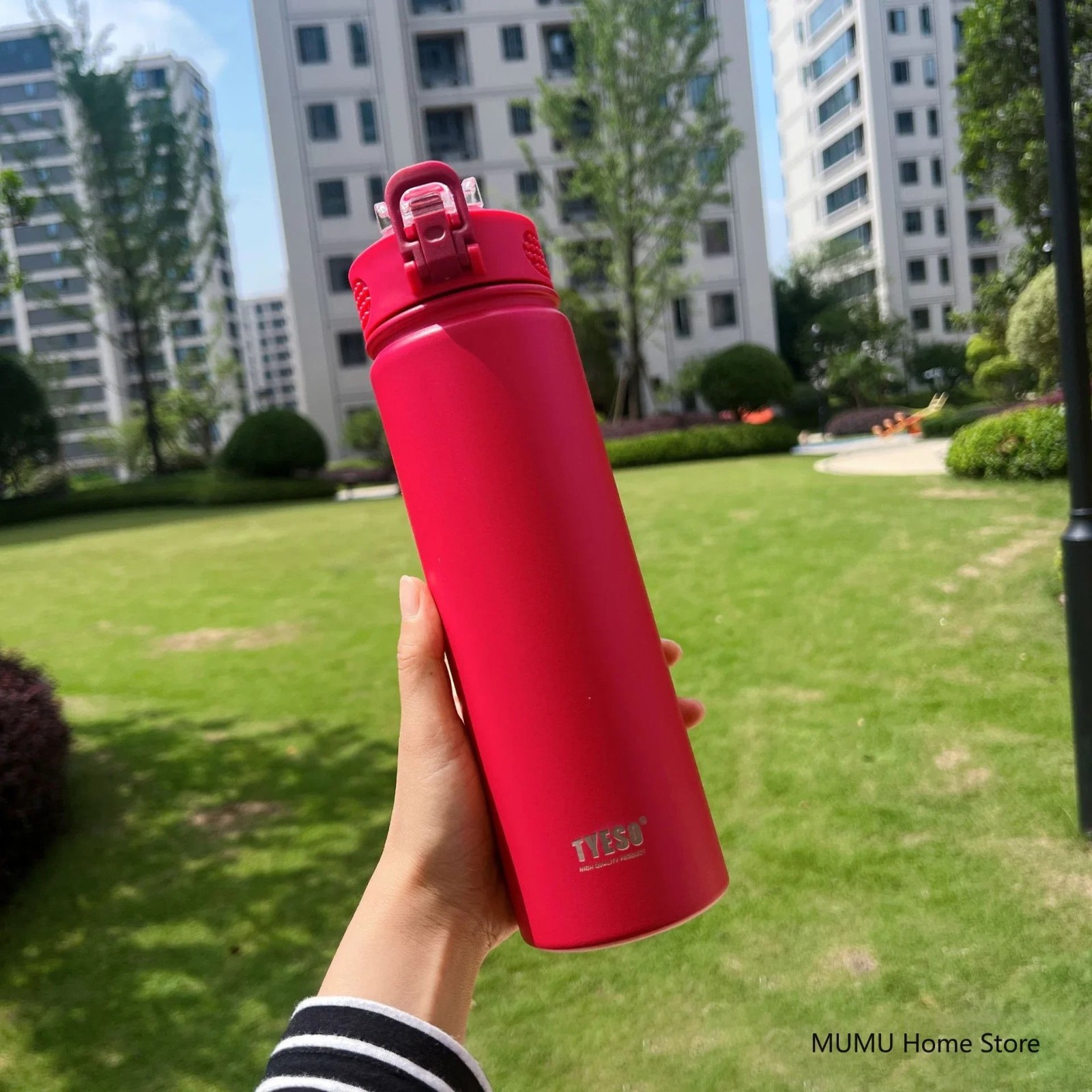 Tyeso 600ML 750ML Insulated Stainless Steel Thermal Water Bo