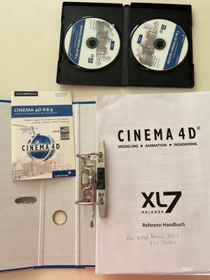Cinema 4 D CD R 8.5 (original) für Mac + Windows + Handbuch XL 7 (ausgedruckt)