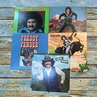 Freddy Fender Vinyl LP Lot 5 Records Ready Cheatin Heart Country Texas Love
