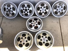 7 PORSCHE PHONE DIAL WHEELS (5) 15x6 & (2) 15x7 944.362.102.00 944.362.104.00