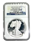 2012 West Point Early Releases American Eagle Proof 1 oz Silver Coin NGC PF70