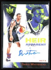 Dariq Whitehead 2023-24 Court Kings Heir Apparent RC Auto /75 #HA-DWN Brooklyn