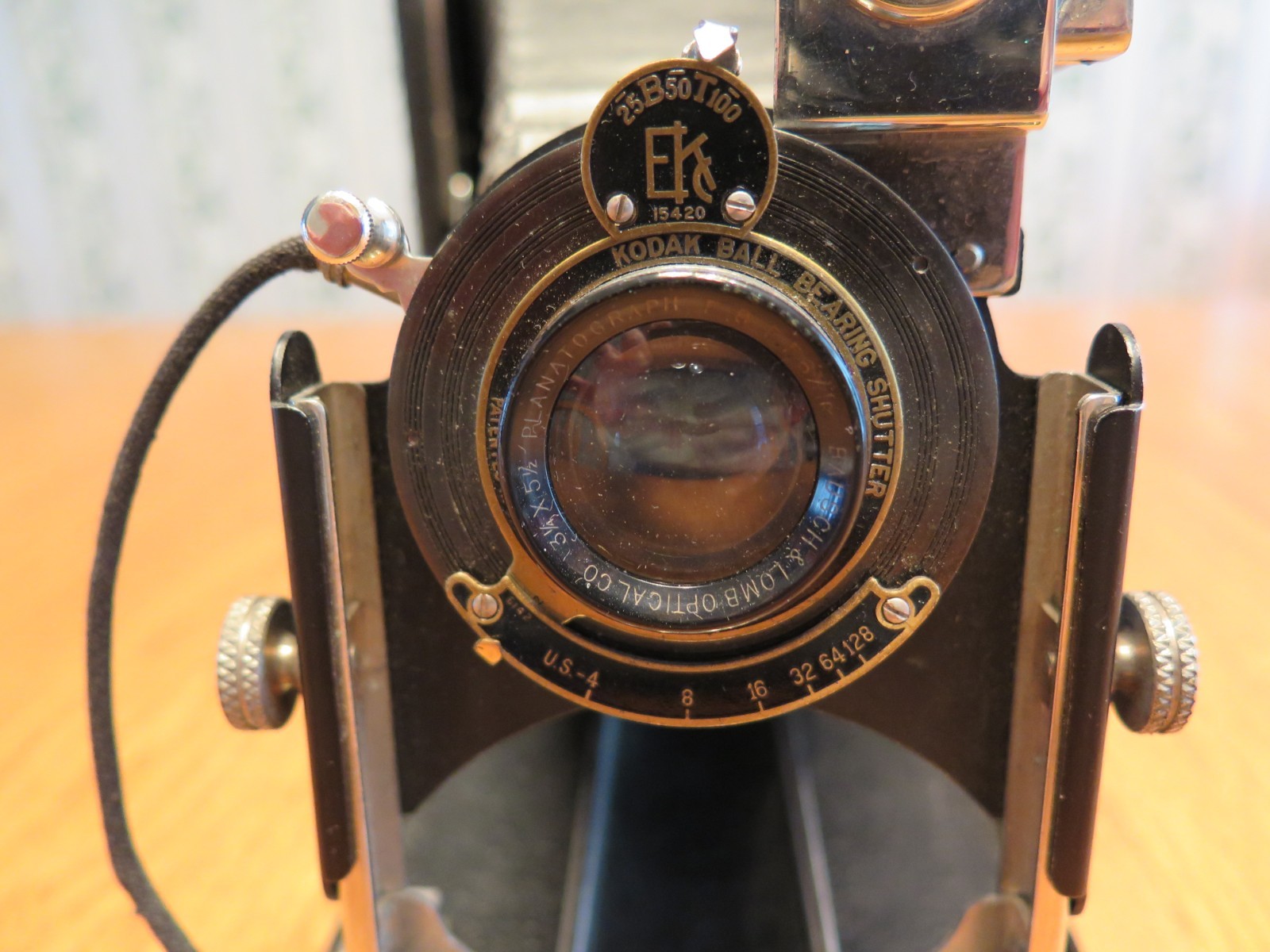Antique Kodak Eastman Premo No. 8 Camera w/ Shutter Release PARTS/REPAIR ~VIDEO