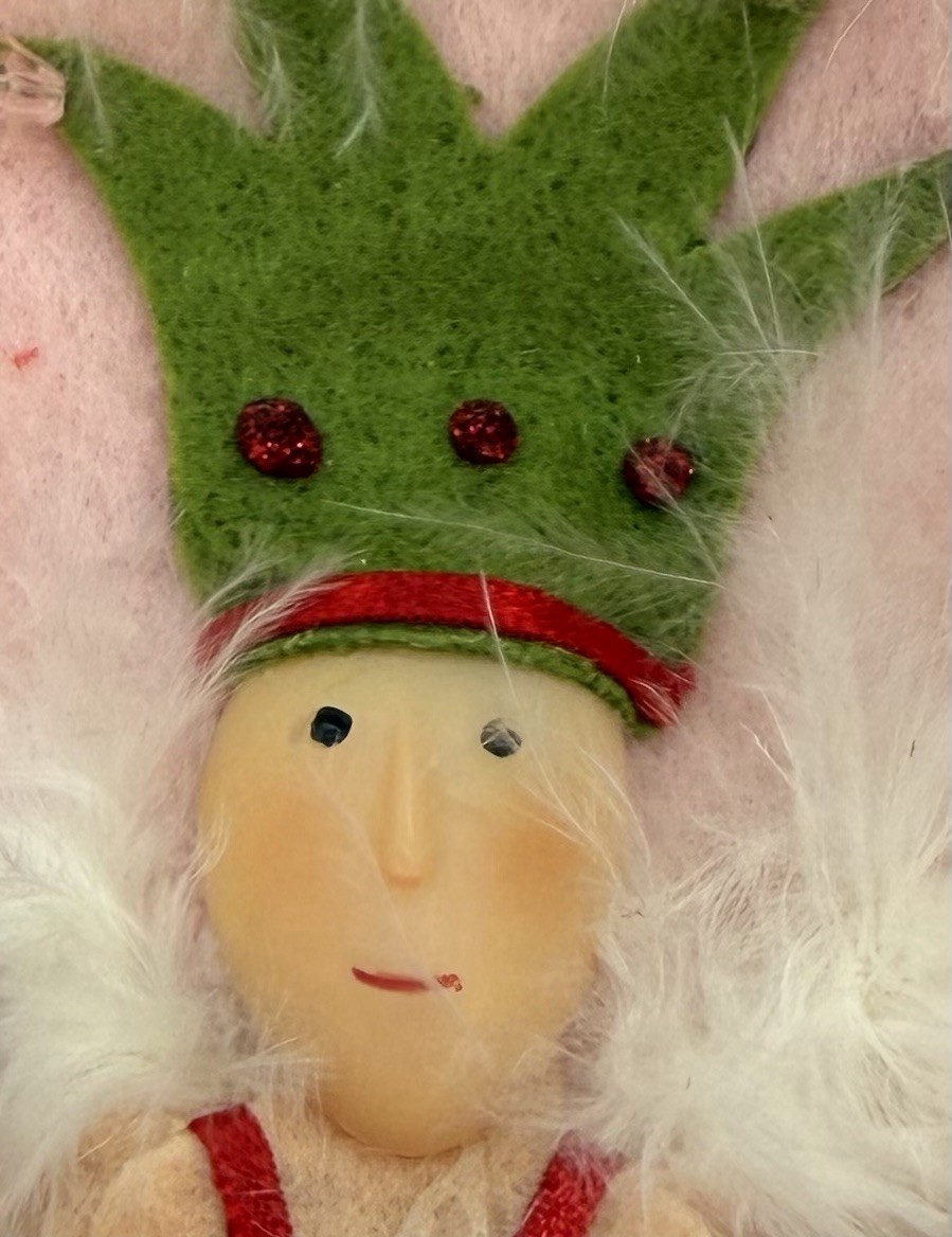 Patience Brewster Krinkles Sugar Plum Fairy Ballerina Stocking Ornament Dept 56