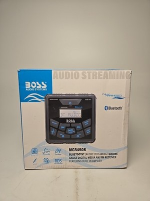 Boss Audio MGR450B Marine Stereo w/AM/FM/BT Boat Marine Audio