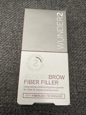 WUNDER2 Wunderbrow Fiber Filler Black/Brown - BNIB