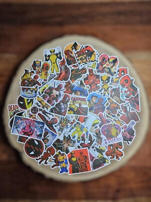   50 Deadpool Und Wolverine Aufkleber Sticker für z.B. Laptop Handy Skateboard