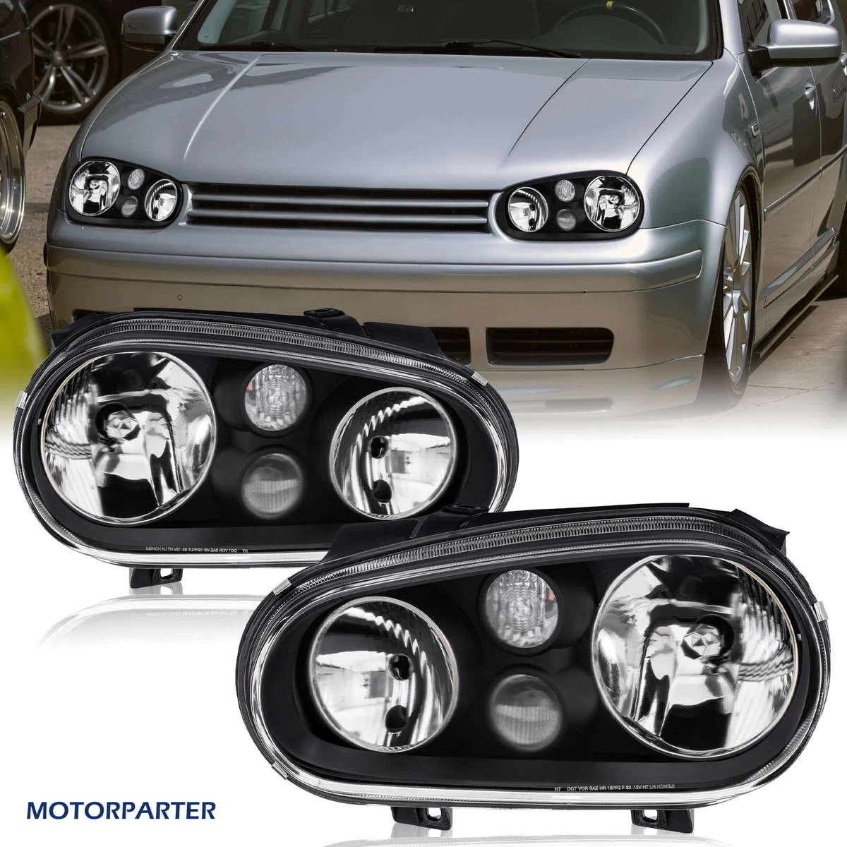 25+ Headlight Assemblies for 2004 Volkswagen Golf for sale