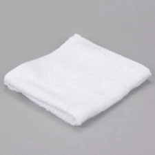 12 Pack WynDry WELINGTON BY WELSPUN 13" x 14"  100% Cotton Wash cloths White