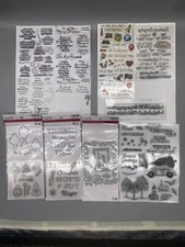 Mixed Lot Metal Dies And Stamps Christmas Lot Crafting And Card Making G 