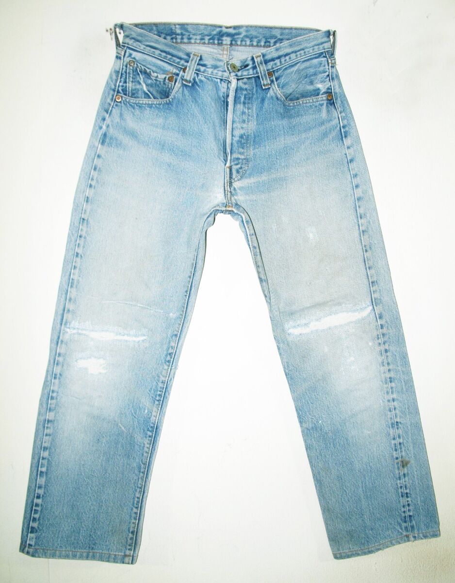 HOT VTG 80's USA Men's LEVI'S 501 SELVEDGE 6 DOTS Denim HOT VTG 80's USA Men's LEVI'S 501 SELVEDGE 6 DOTS Denim