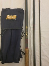 BRUCE AND WALKER 16FT 3 SECTION FLY ROD **MADE IN GB**ORIGINAL BAG #10-12