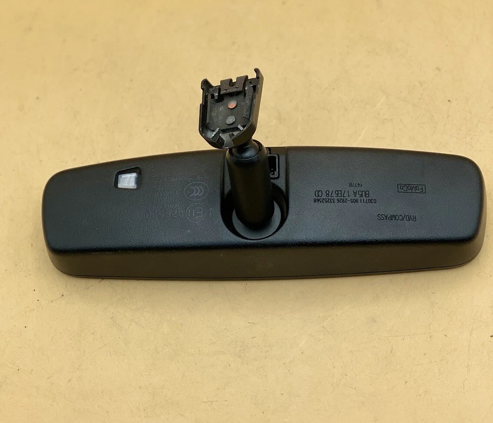 FORD AUTO DIM REAR VIEW MIRROR RVD BACKUP CAMERA DISPLAY 2010-2014 OEM - Image 3 of 4