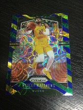 2019-20 Panini Prizm #214 Wesley Matthews Choice Blue Yellow Green BYG SSP