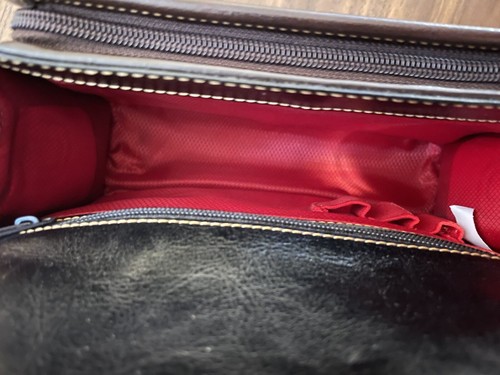 M.C. Geldbörse schwarz braun Leder Portemonnaie mit passendem Scheckbuch - neu mit Etikett - Bild 16 von 23