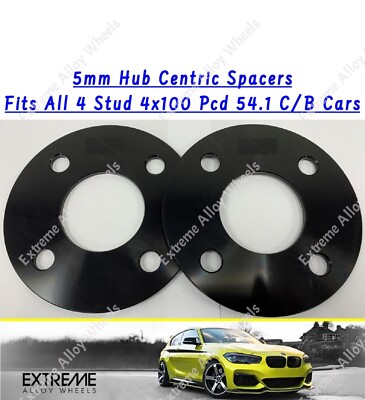 Alufelgen Distanzscheiben 5mm für Toyota Starlet Yaris Nabe zentrisch 4x100 54,1 x 2