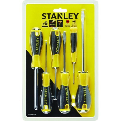 Stanley Kit 6 Giraviti Croce e Taglio: Set di Precisione per Elettronica