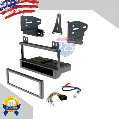 1995-2010 Single Din Car Stereo Dash Kit + Harness Ford Lincoln Mercury Mazda