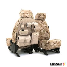New Custom-fit Multi-cam Arid Camo Tactical Seat Covers Wmolle Back Usa-made