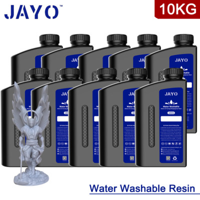 JAYO 10KG 405nm UV Light Grey Water Washable Resin 1KG/SET For LCD 3D Printer