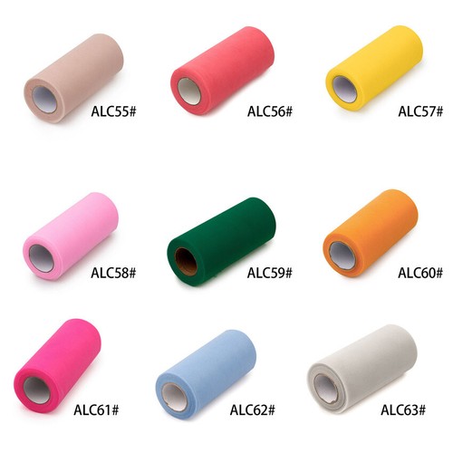 Decoration Wedding Fabric Spool Party Birthday Tulle Roll Netting Craft Fabric - Picture 70 of 86