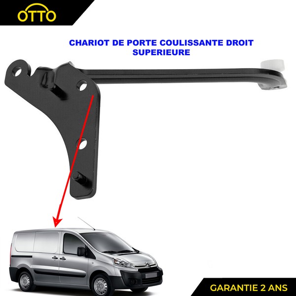 Guide Rolle Scharnier Verschiebbar Hoch Recht Nuckel FüR Citroen Jumpy HDI-image
