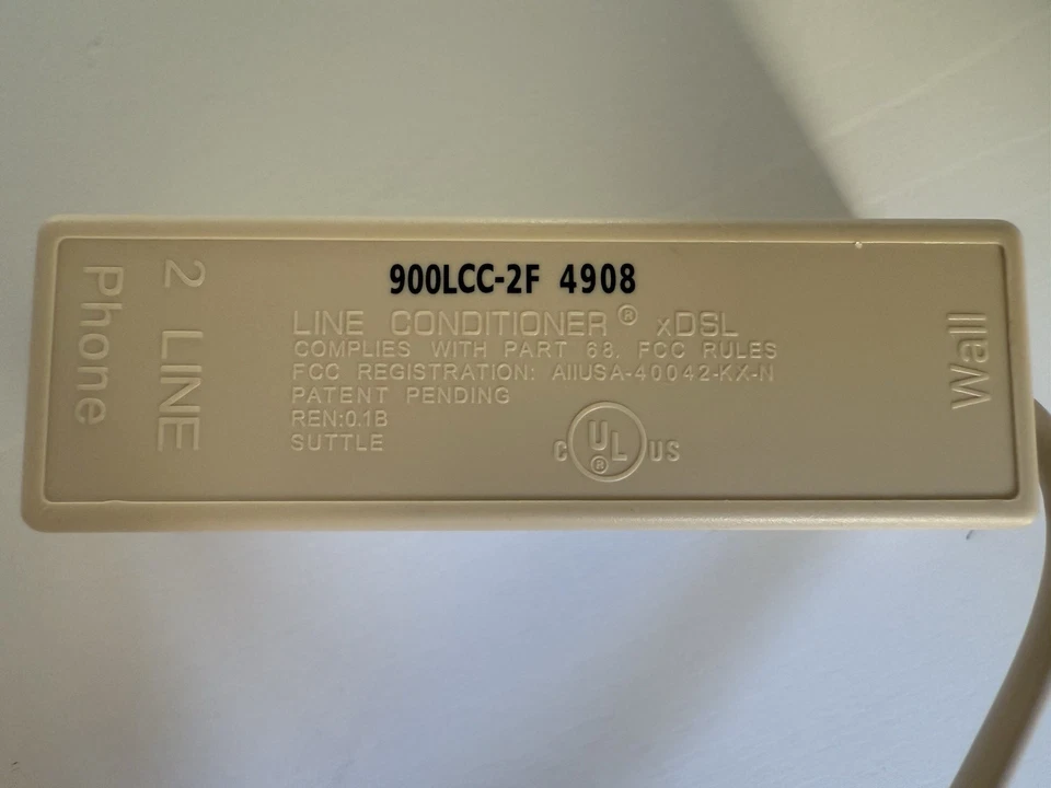 SUTTLE DSL Line Conditioner 2-Line RJ-11 for Phone and Wall Beige 900LCC-2F 4908 - Image 3 of 4