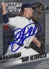 Dan Altavilla Seattle Mariners 2014 Panini Prizm Draft Signed Card