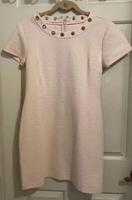 GUESS Womens blush pink form fitting dress Sz S EUC
