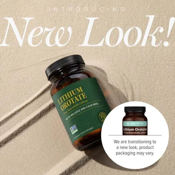 Global Healing Suplemento de Orotato de Litio 10mg - 60 Cápsulas Foto 3 de 4