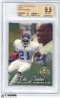 Tiki Barber RC BGS 9.5: 1997 Flair Showcase Row 1 Rookie Card #46 POP 7