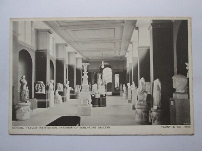 Skulpturengalerie Taylor Institution Oxford Vintage Postkarte um 17