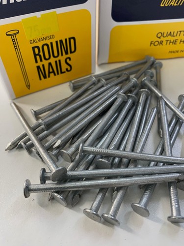 Galvanised Round Wire Nails 6" 150mm Fence Panel Fencing Outdoor per KILO - Picture 14 of 16