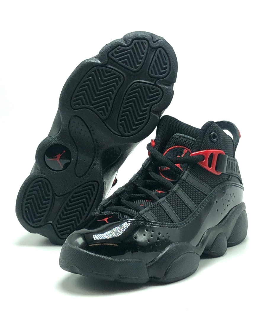 NEW* Kids Pre-School NIKE AIR JORDAN 6 RINGS (PS) Black/Red