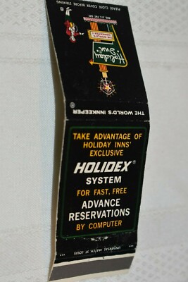 Holiday Inn Holidex Greater Akron Canton Ohio 20 Strike Matchbook Cover