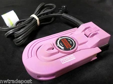 OSROW Pink Portable Travel Clothes Flat Iron Style SD-02T-L 120V or 240W Switch