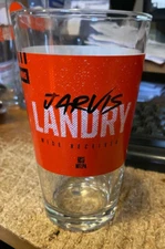 JARVIS LANDRY-----CLEVELAND BROWNS---BUFFALO WILD WINGS ----2019 PINT GLASS