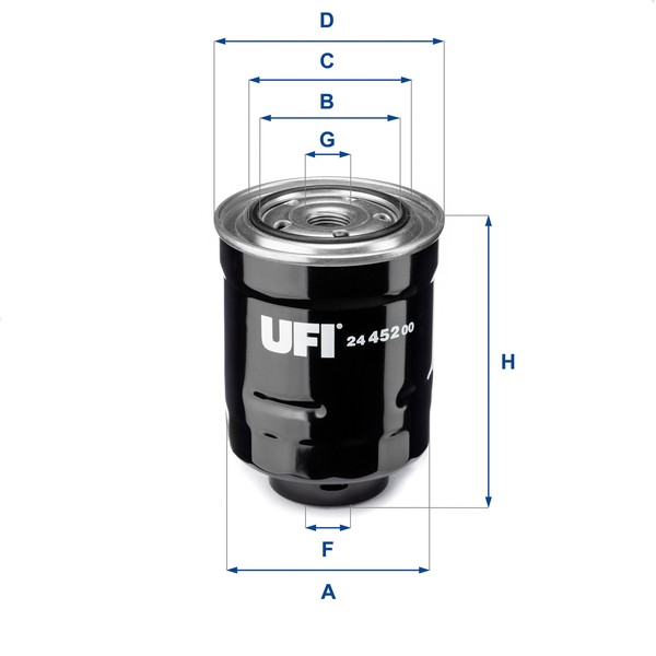 UFI Kraftstofffilter Passend FüR Toyota Auris-image