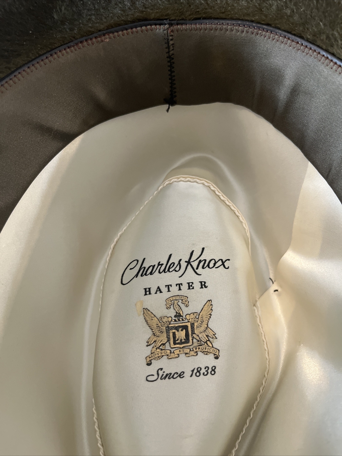 CHARLES KNOX Hat Vintage 7 1/8 NEW YORK HAT. Rare! - Gem