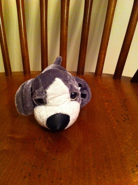 Goffa International Corp brand plush hound dog puppy Gray White Adorable soft | eBay