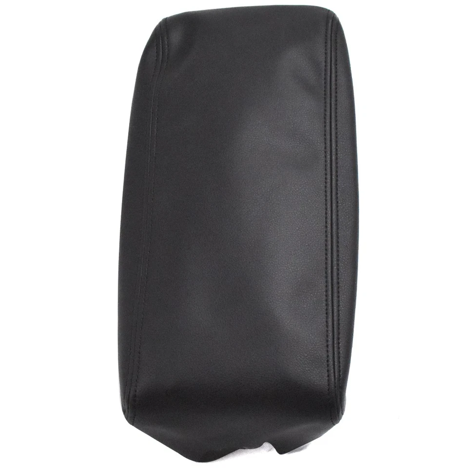 Cubierta reposabrazos tapa consola central cuero negro para Jeep Grand Cherokee 2011-2020 Foto 4 de 4