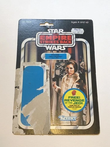 CARDBACK ONLY Vintage Star Wars Princess Leia Hoth 48 BACK REVENGE Of The JEDI