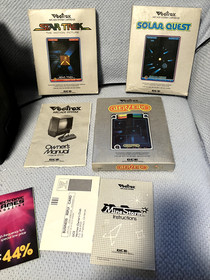 VECTREX arcade system with STAR TREK ,SOLAR QUEST, BERZERK, AND MINE STORM!