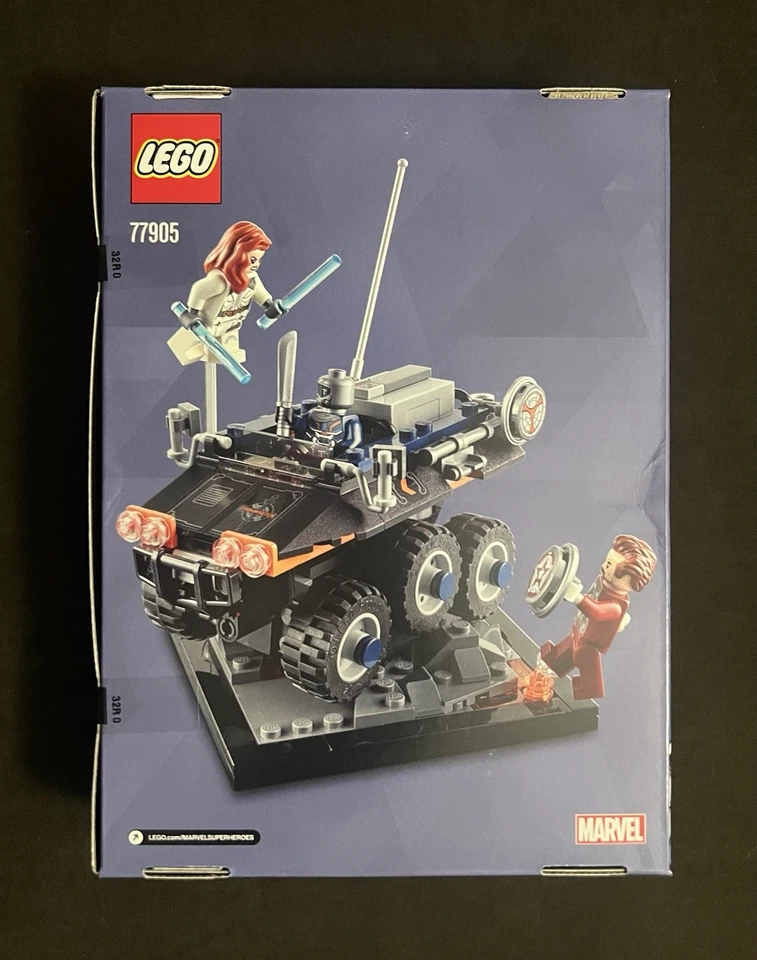 DAMAGED BOX LEGO Marvel Black Widow Taskmaster’s Ambush 77905 SDCC Exclusive - Image 2 of 4
