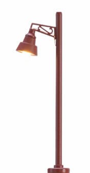 Brawa 83040 N Scale LED Light on Wood Mast with Plug and Socket Base -- 2'' 5cm